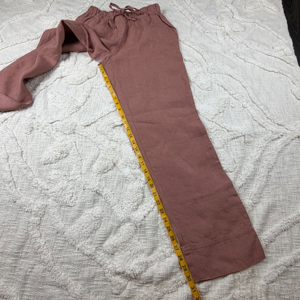 Parachute Linen Pant Clay XS Relaxed Loungewear Sustainable Eurosummer NWT - Picture 10 of 11